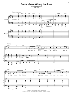 Somewhere Along The Line von Billy Joel (Download) 