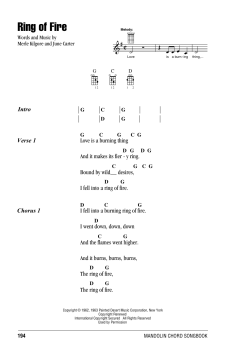 Ring Of Fire von Johnny Cash (Download) 