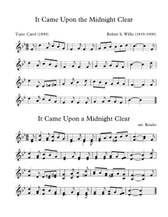 It Came Upon A Midnight Clear von Robert S. Willis (Download) 