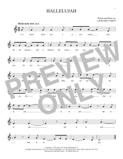 Hallelujah von Leonard Cohen (Download) 