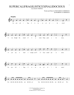 Supercalifragilisticexpialidocious von Julie Andrews (Download) 