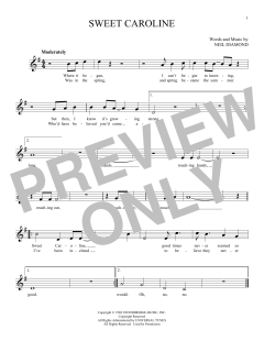 Sweet Caroline von Neil Diamond (Download) 