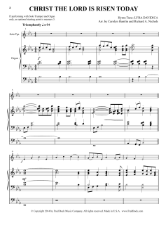 Christ the Lord Is Risen Today (Download) 