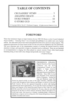 Four Hymn Improvisations For Organ (Download) 