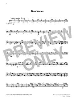 Bacchanale from Graded Music for Timpani, Book IV (Download) 