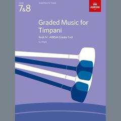 Study No.8 from Graded Music for Timpani, Book IV (Download) 