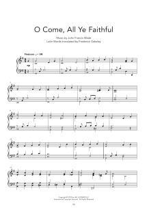 O Come, All Ye Faithful [Peaceful version] von John Francis Wade (Download) 