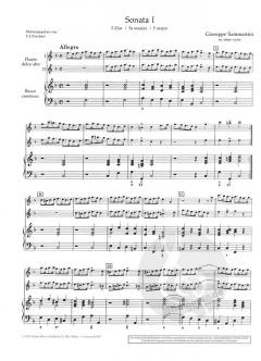 12 Sonaten Band 1 von Giuseppe Sammartini 