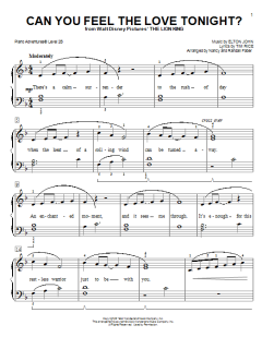 Can You Feel the Love Tonight von Tim Rice (Download) 