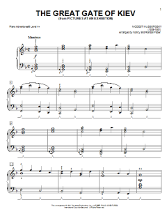 The Great Gate of Kiev von Modest Mussorgski (Download) 