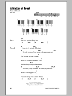 A Matter Of Trust von Billy Joel (Download) 