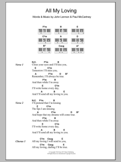 All My Loving von The Beatles (Download) 