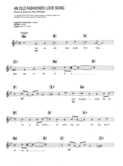 An Old Fashioned Love Song von The Carpenters (Download) 