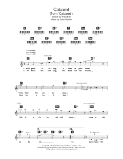 Cabaret von Fred Ebb (Download) 