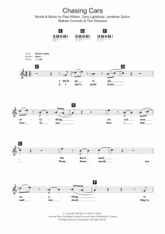 Chasing Cars von Snow Patrol (Download) 