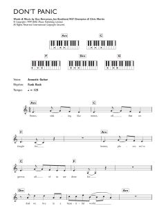 Don't Panic von Coldplay (Download) 