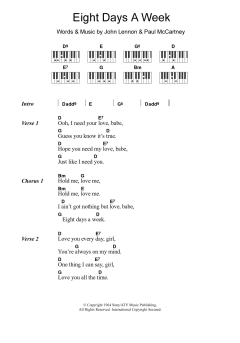 Eight Days A Week von The Beatles (Download) 