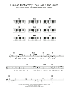 I Guess That's Why They Call It The Blues von Elton John (Download) 