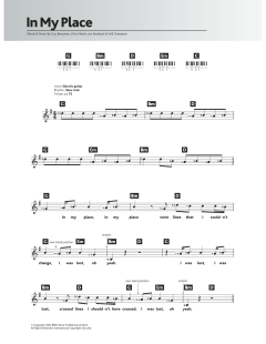 In My Place von Coldplay (Download) 