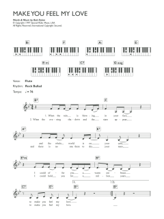 Make You Feel My Love von Bob Dylan (Download) 