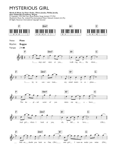 Mysterious Girl von Anthony Wayne (Download) 