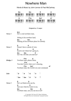 Nowhere Man von The Beatles (Download) 