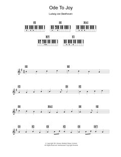 Ode To Joy from Symphony No. 9, Fourth Movement von Ludwig van Beethoven (Download) 