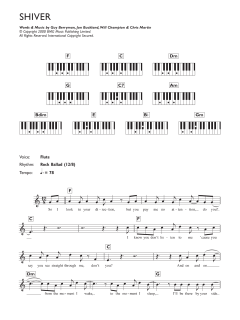 Shiver von Coldplay (Download) 