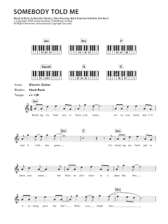 Somebody Told Me von The Killers (Download) 