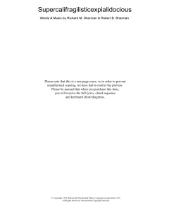 Supercalifragilisticexpialidocious von Julie Andrews (Download) 