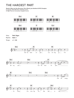 The Hardest Part von Coldplay (Download) 