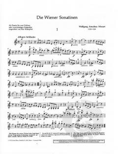 Die Wiener Sonatinen von Wolfgang Amadeus Mozart 