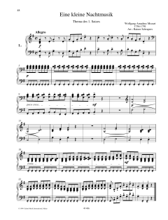A Little Night Music von Wolfgang Amadeus Mozart (Download) 