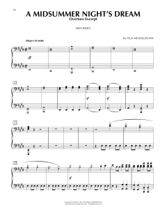 A Midsummer Night's Dream Overture, Excerpt von Felix Mendelssohn (Download) 