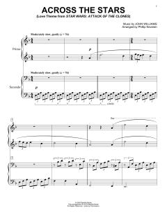 Across The Stars von John Williams (Download) 