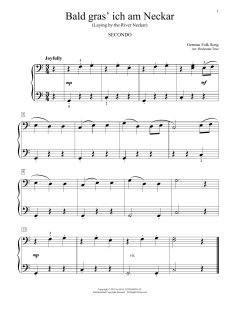 Bald Gras' Ich Am Neckar von Traditional Folksong (Download) 