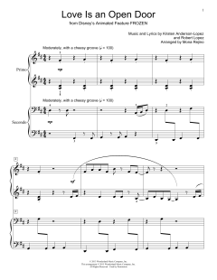 Love Is An Open Door von Robert Lopez (Download) 