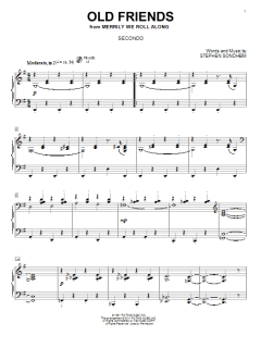 Old Friends von Stephen Sondheim (Download) 