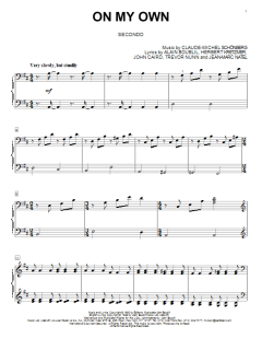 On My Own von Alain Boublil (Download) 