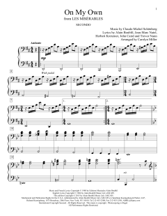 On My Own von Alain Boublil (Download) 