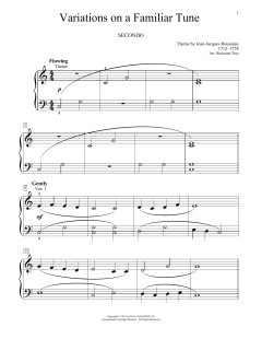 Variations On A Familiar Tune von Jean-Jacques Rousseau (Download) 