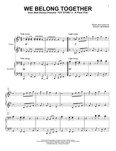 We Belong Together von Randy Newman (Download) 
