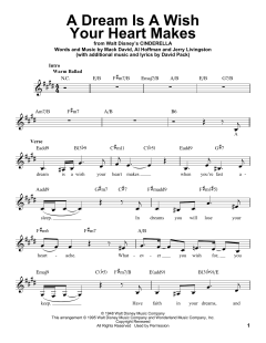 A Dream Is A Wish Your Heart Makes von Ilene Woods (Download) 
