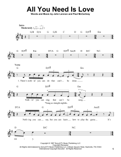 All You Need Is Love von The Beatles (Download) 