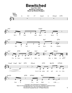 Bewitched von Lorenz Hart (Download) 