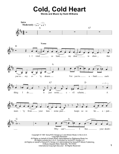 Cold, Cold Heart von Hank Williams (Download) 