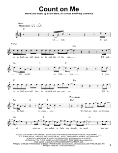 Count On Me von Bruno Mars (Download) 