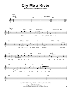 Cry Me A River von Joe Cocker (Download) 