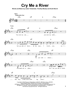 Cry Me A River von Justin Timberlake (Download) 