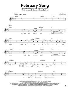 February Song von Josh Groban (Download) 